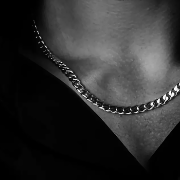 High weight platinum 950 Cuban link men chain