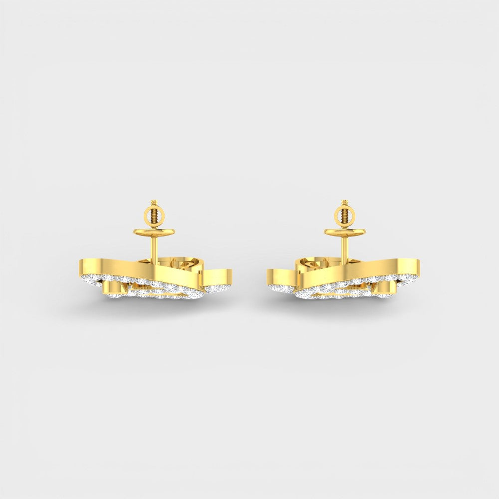 Timeless Lab-Grown Diamond Earrings Yellow Gold Fine Jewellery
