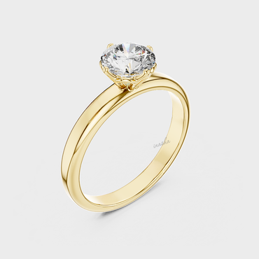 IGI certified lab grown diamond ring round cut