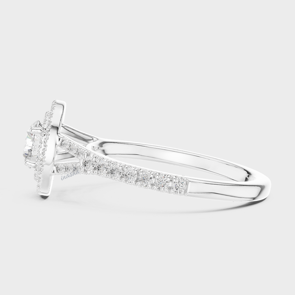 Certified Lab Grown Diamond Engagement Ring in Platinum