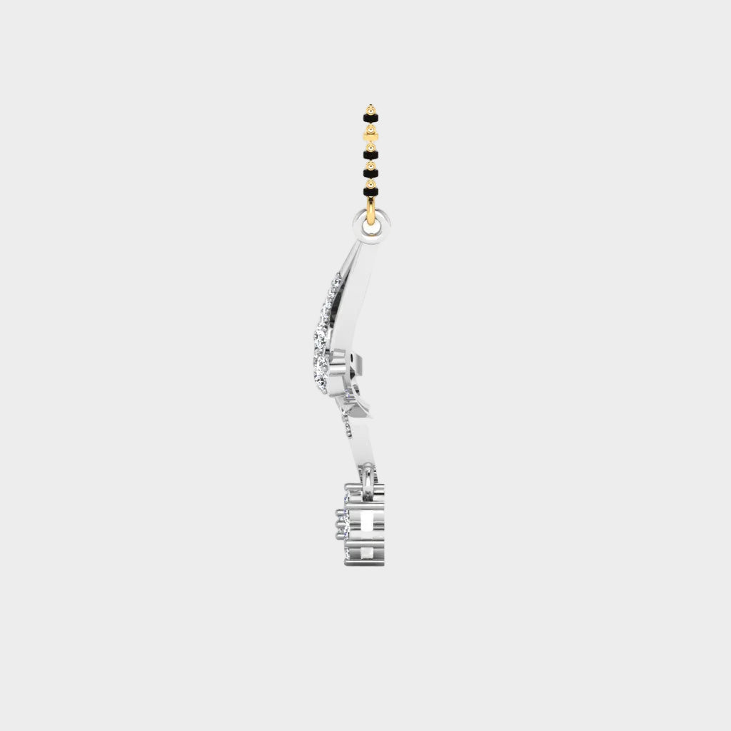 Premium 950 Platinum Lab-Grown Diamond Mangalsutra Luxury Edition
