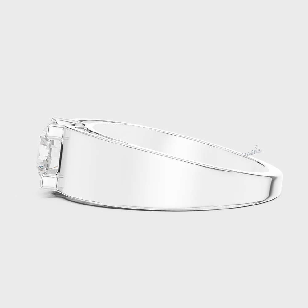 White Gold Men’s Diamond Ring