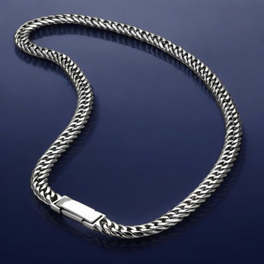 Thick Miami Cuban link chain in 950 platinum
