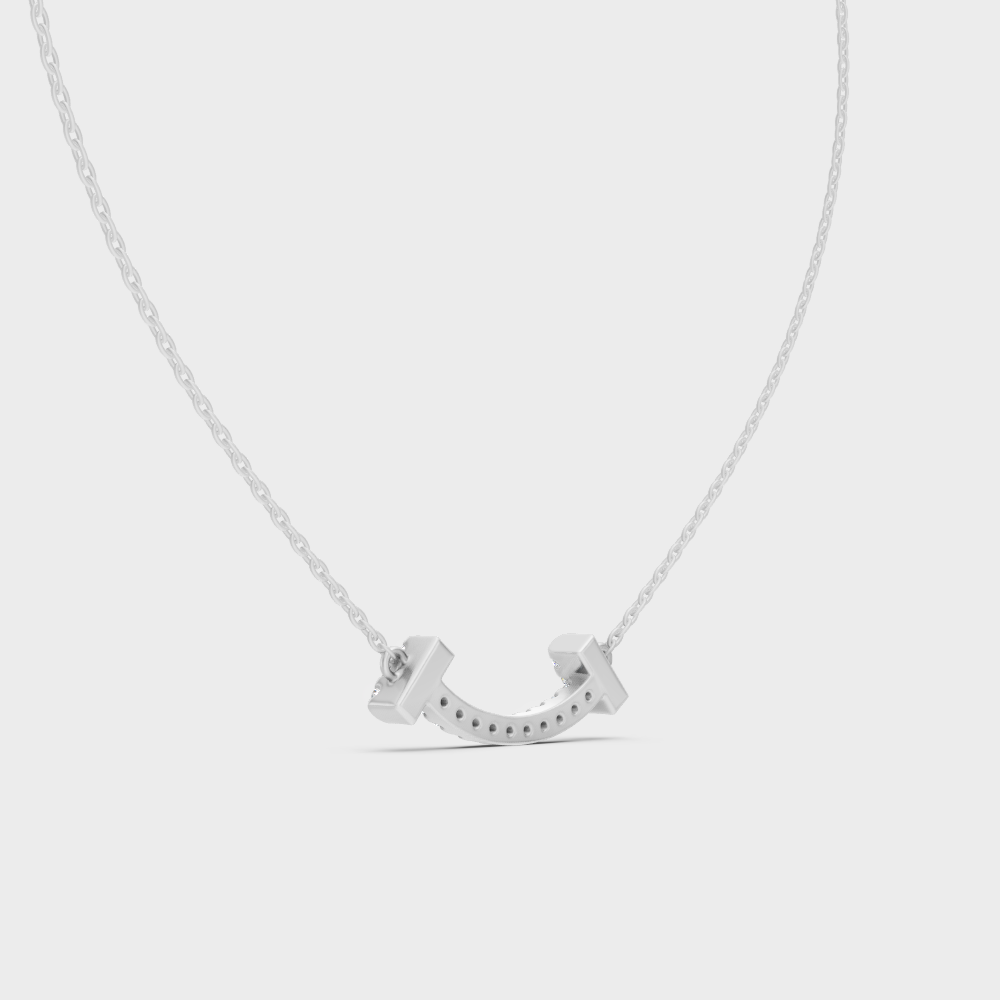 Certified 0.38 Ct Round Diamond Pendant Platinum