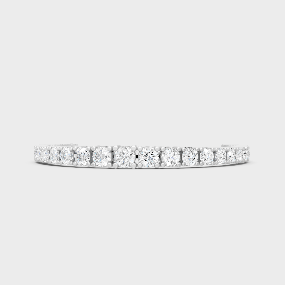 Hallmark Gold Round Lab-Grown Diamond Bracelet Rose Gold
