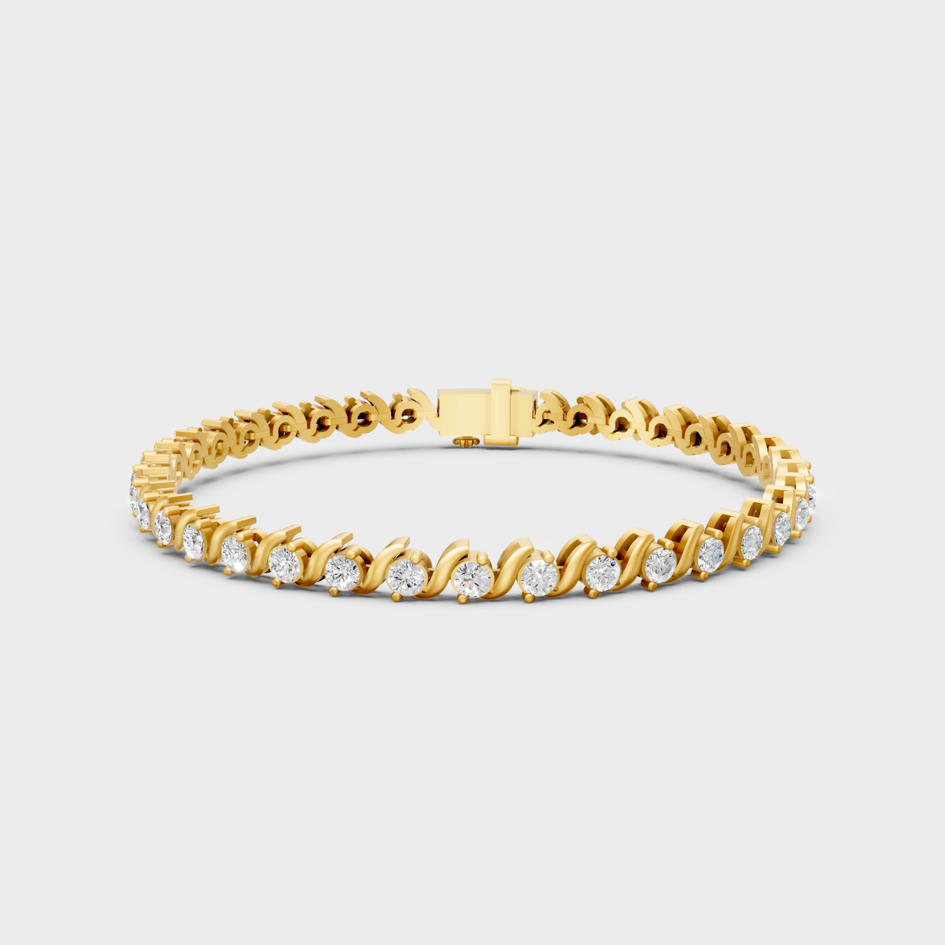 Luxury Diamond Tennis Bracelet Platinum Jewelry