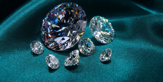 Lab grown vs natural diamonds comparison: 2025 guide for Indian buyers, featuring Inasha Diamonds. Premium graphic showing Earth-mined and man-made options.