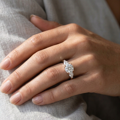  Rose Gold Engagement Ring Featuring A GLI Certified