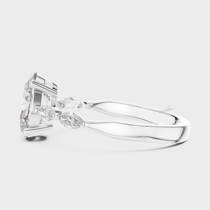 Sustainable Lab Diamond Ring in White Gold