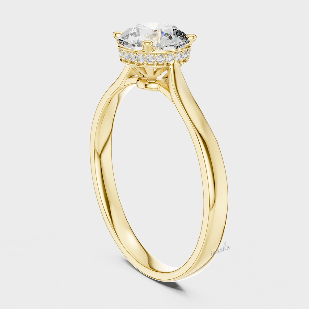  igi certified lab grown diamond engagement ring