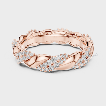 Everyday lab grown diamond band ring