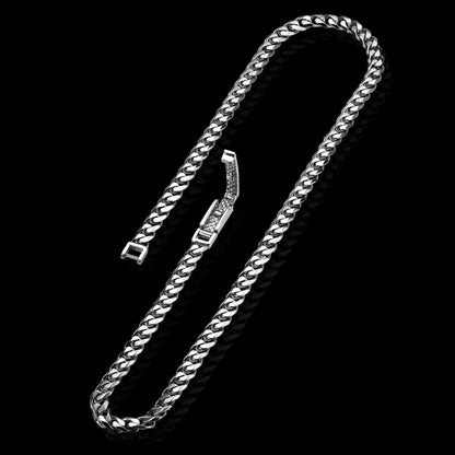 High-polish Platinum 950 Miami Cuban link chain men