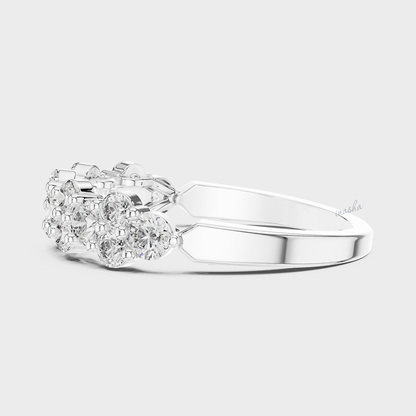 Timeless lab grown diamond band