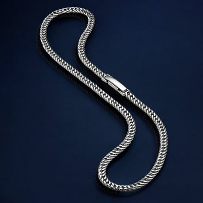 Luxury platinum Cuban link chain refined statement jewelry