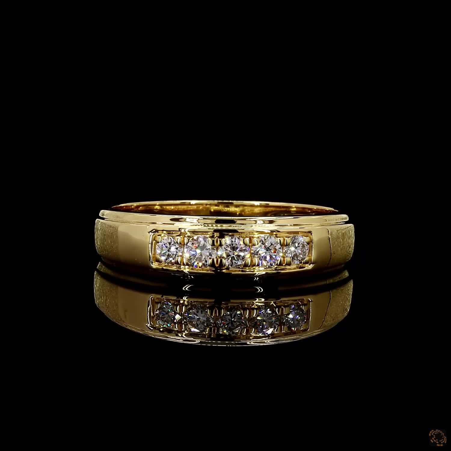 0.41 Ct Lab Grown Diamond Men’s Ring