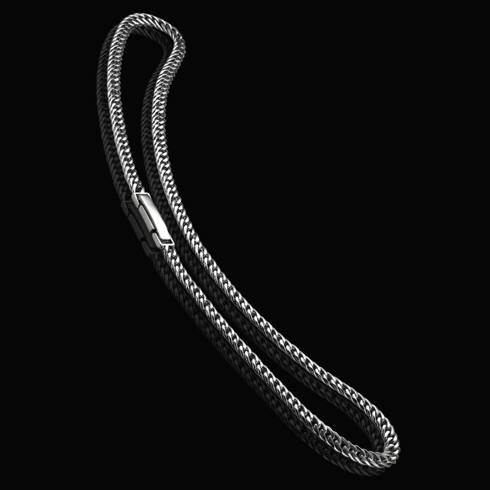 High-polish Platinum 950 Miami Cuban link chain men