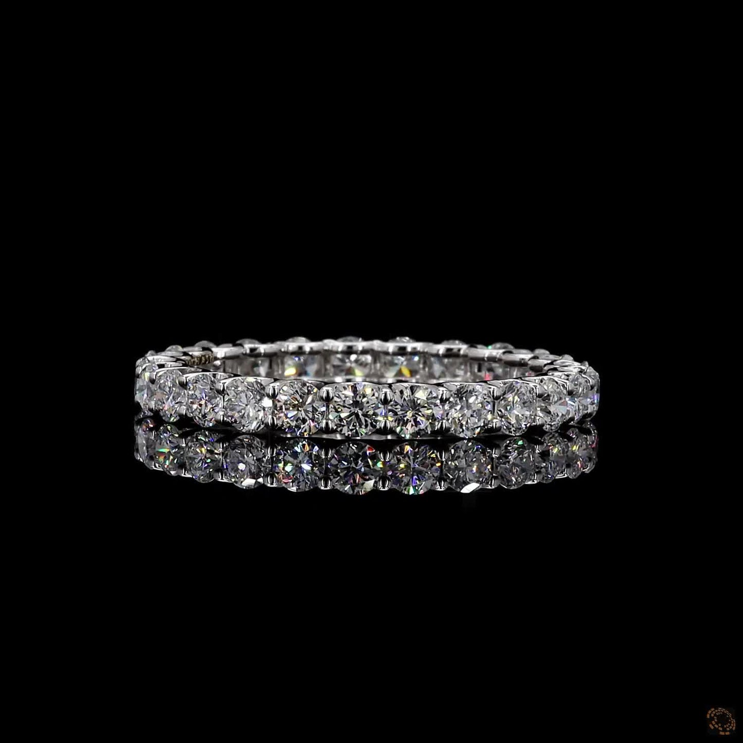 Everyday lab grown diamond stack band