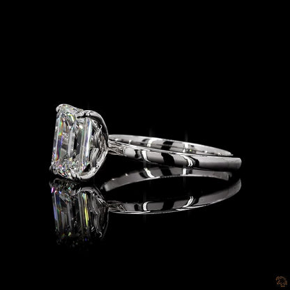 2 carat lab grown diamond ring white gold