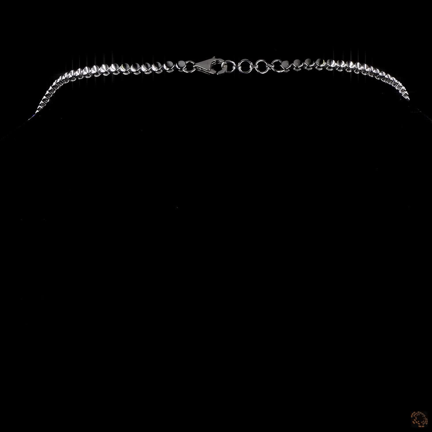 Premium Multishape Lab-Grown Diamond Tennis Necklace In 14K White Gold – 12.70 Ct