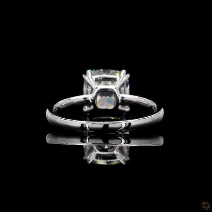 Ethical lab grown diamond ring IGI certified white gold