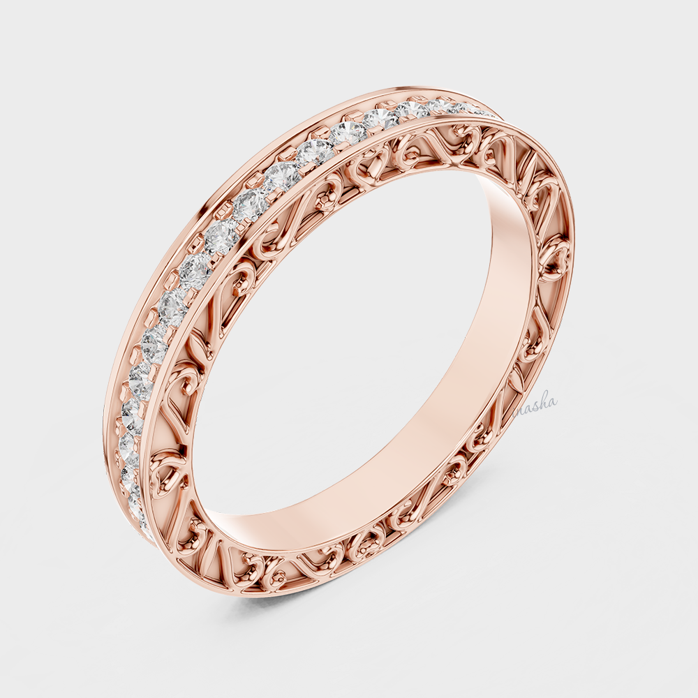 Everyday lab grown diamond band ring