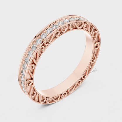 Everyday lab grown diamond band ring