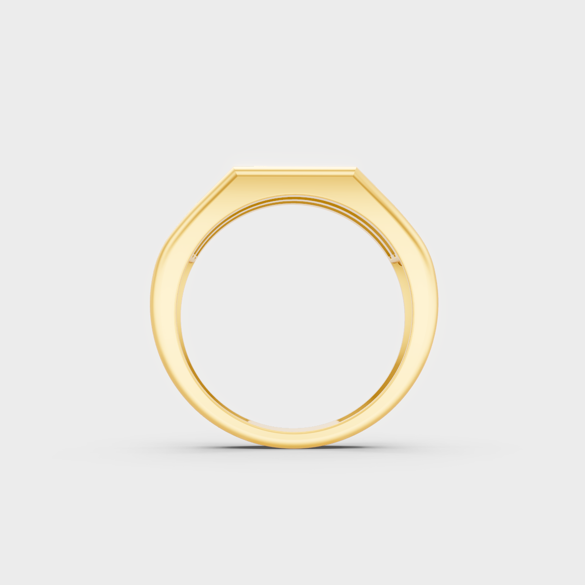 Luxury 1.82 Ct Round Lab-Grown Diamond Men's Band with refined styling in 9K Yellow Gold.