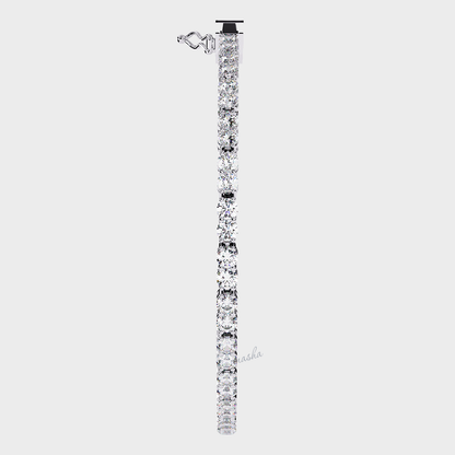 Hallmark lab grown diamond tennis bracelet white gold