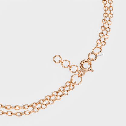 Luxury Rose Gold Lab-Grown Diamond Bracelet
