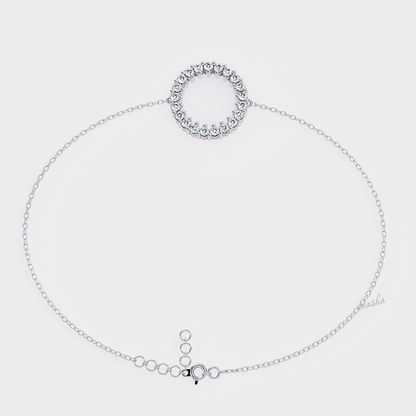 Certified Lab-Grown Diamond Bracelet in Hallmark White Gold