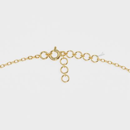 Luxury Lab Diamond Bracelet Round Cut in  Yellow Gold