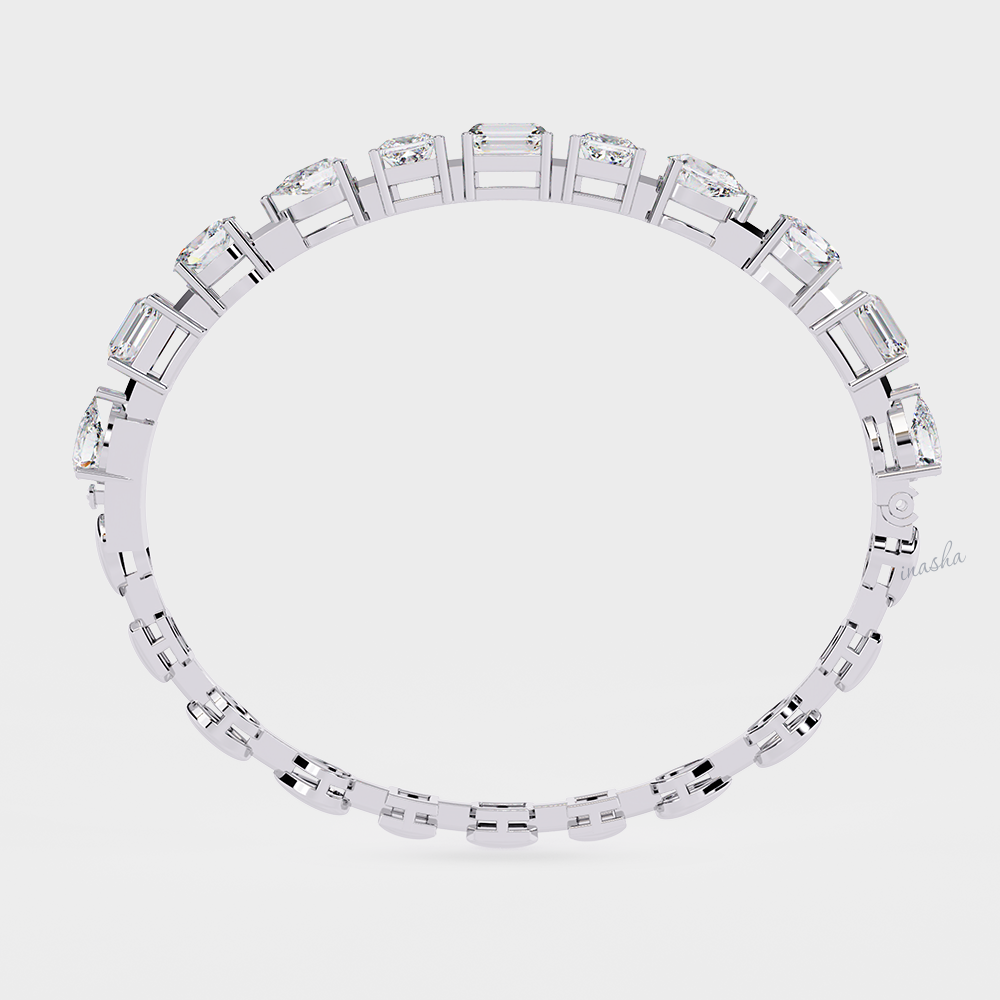 Hallmark lab grown diamond tennis bracelet platinum