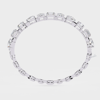 Hallmark lab grown diamond tennis bracelet platinum