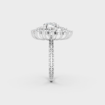 2.19 Ct Multishape Lab-Grown Diamond Cocktail Ring