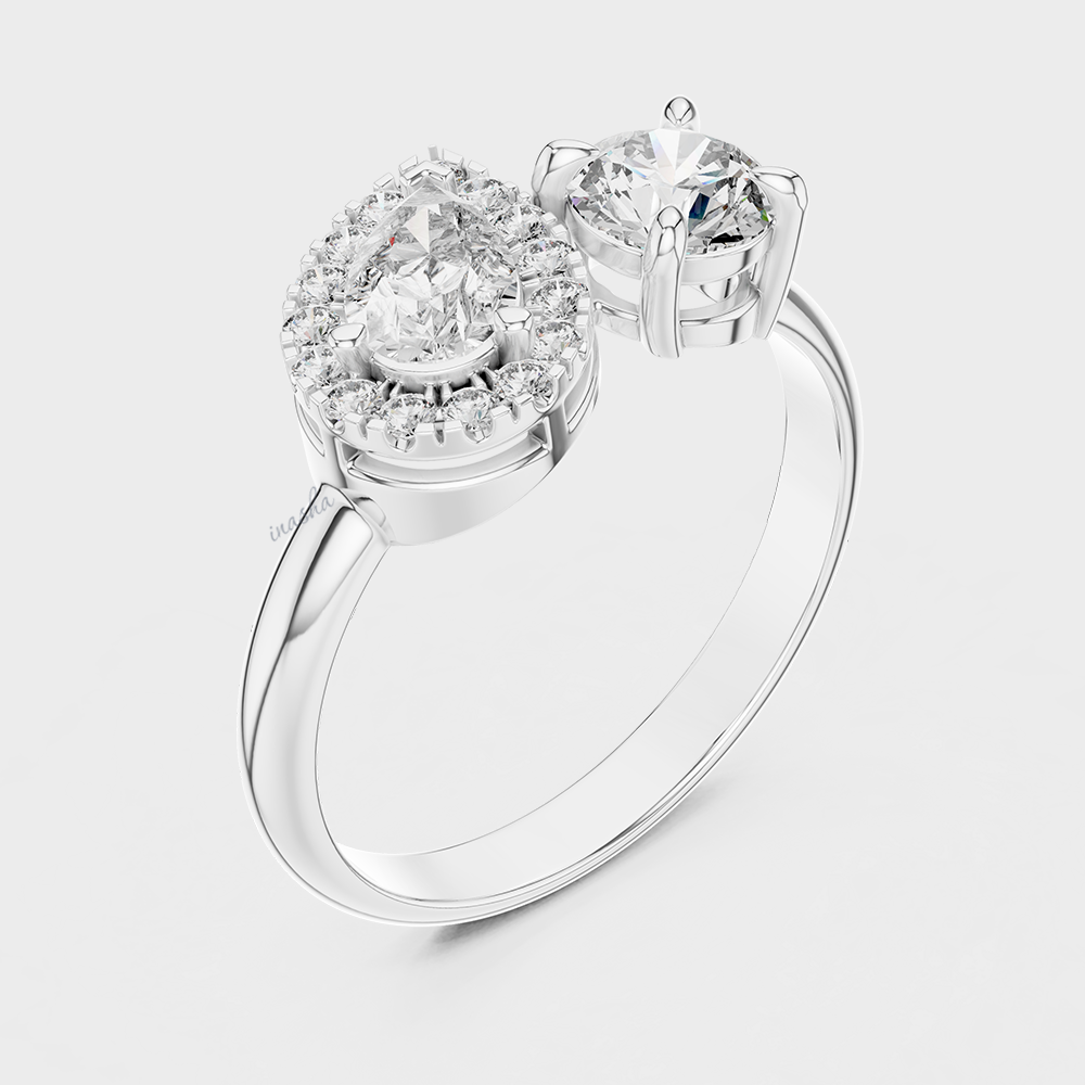 Platinum Lab Grown Diamond Engagement Ring