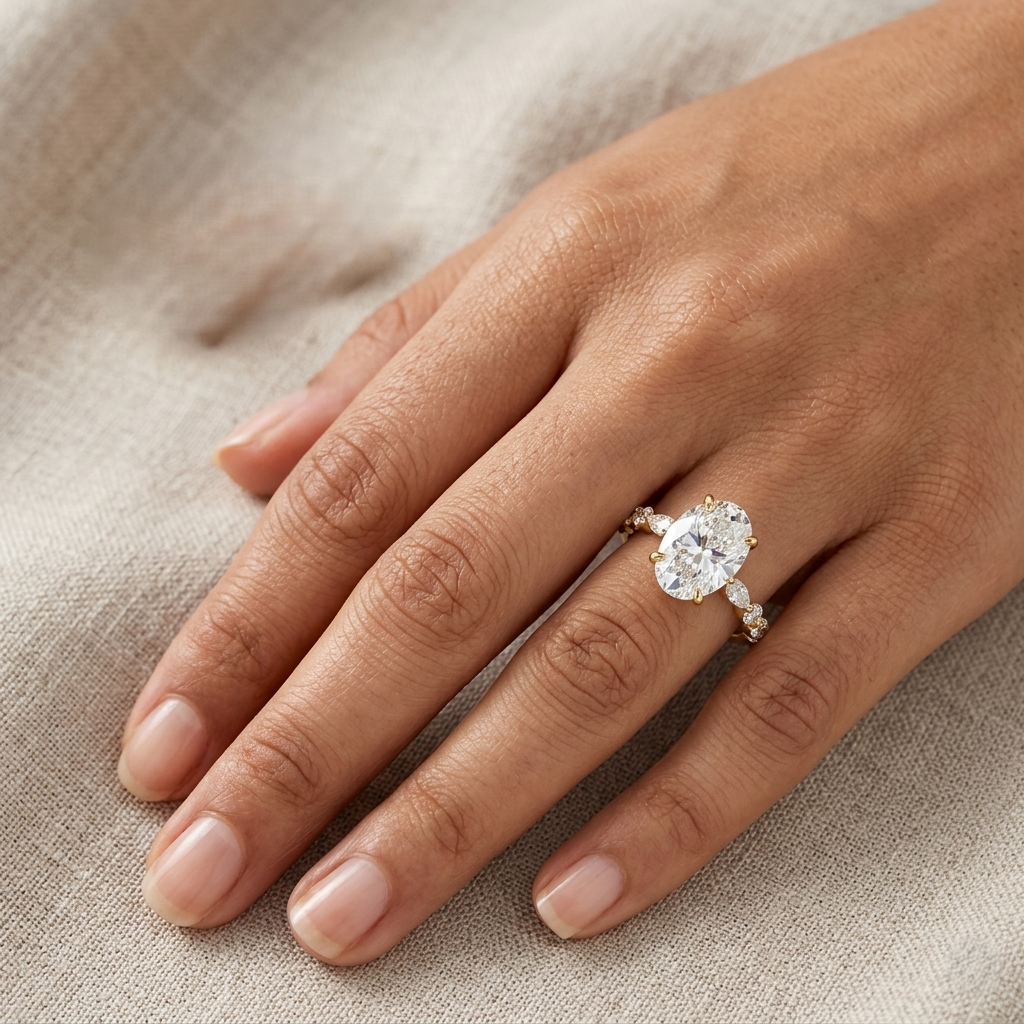 4.05 Ct Multi Shape Lab-Grown Diamond Ring