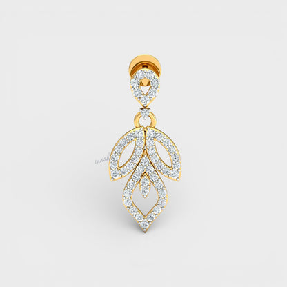 Timeless Certified Lab-Grown Diamond Earrings with radiant brilliance in Yellow Gold.