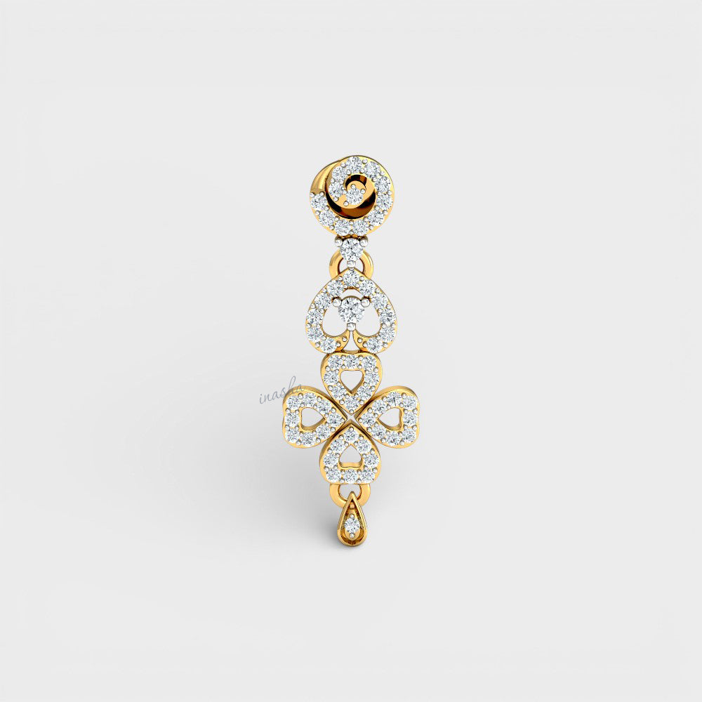Timeless Certified Lab-Grown Diamond Earrings with radiant brilliance in Yellow Gold.