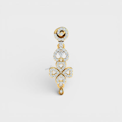 Timeless Certified Lab-Grown Diamond Earrings with radiant brilliance in Yellow Gold.