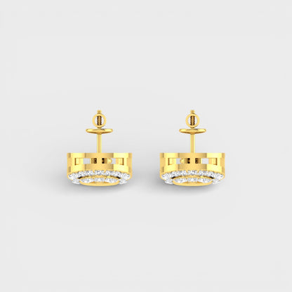 Timeless Lab-Grown Diamond Earrings Yellow Gold Fine Jewellery