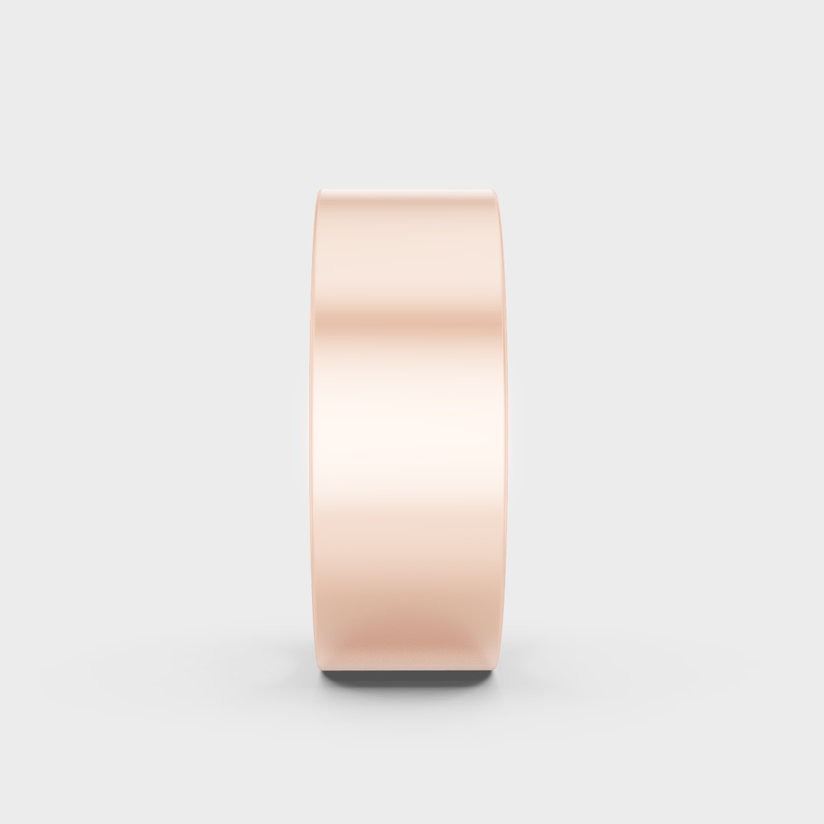 Ethical Luxury 0.62 Carat Round Lab-Grown Diamond Men's Band, elegant statement in 18K Rose Gold.