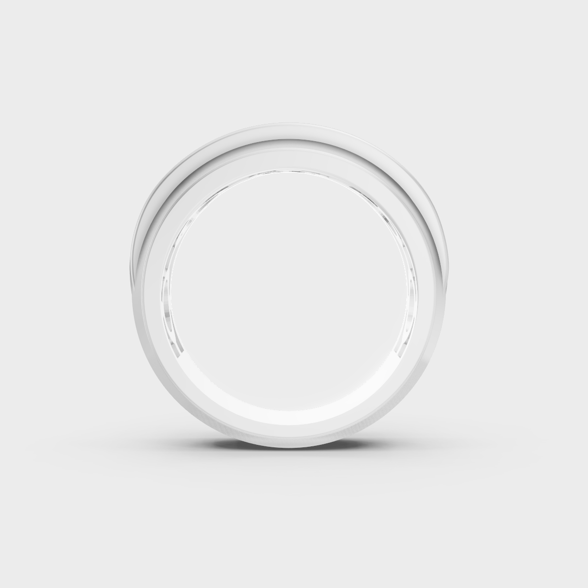 Modern 1.82 Carat Round-Cut Lab-Grown Diamond Men's Band in a sleek 9K White Gold design.