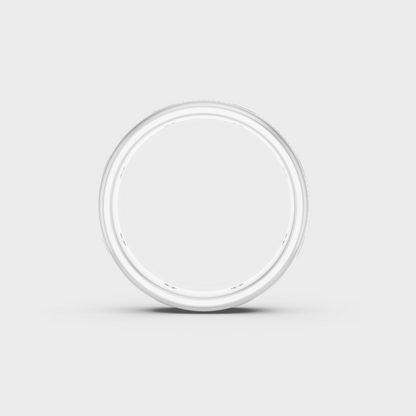 Sophisticated 0.50 Ct Round Lab-Grown Diamond Men's Wedding Ring with 14K White Gold setting.