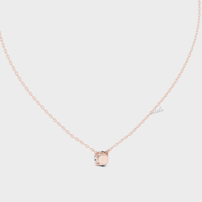 0.85 Carat Round Cut IGI Cut Lab-Grown Diamond Pendant With Chain In