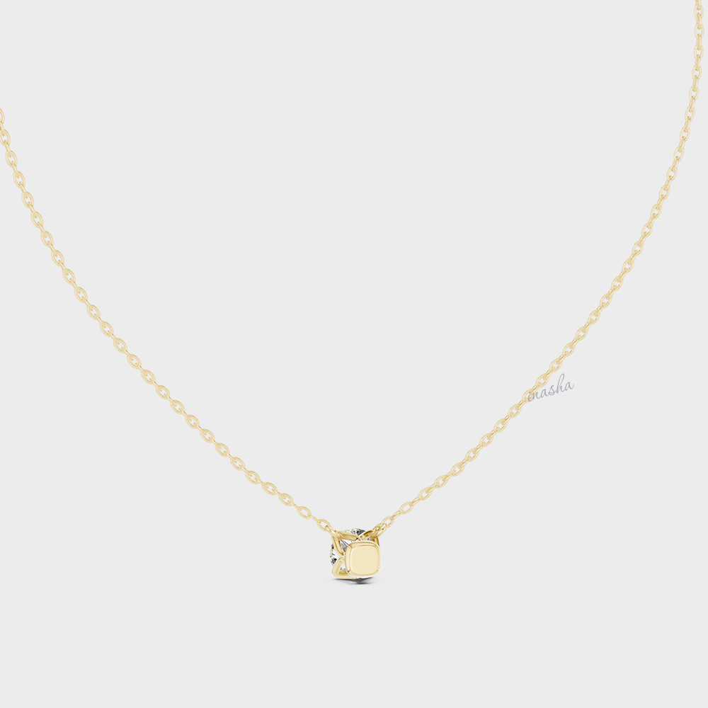 0.85 Carat Round Cut IGI Cut Lab-Grown Diamond Pendant With Chain In