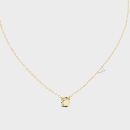 0.85 Carat Round Cut IGI Cut Lab-Grown Diamond Pendant With Chain In