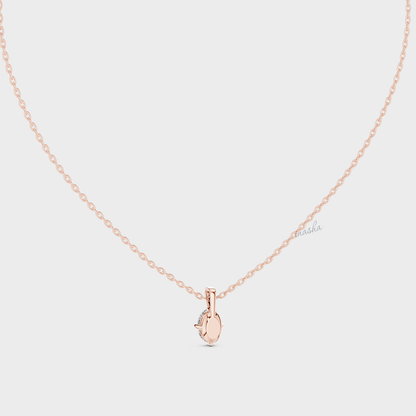 0.75 Carat Oval Cut IGI Cut Lab-Grown Diamond Pendant With Chain In