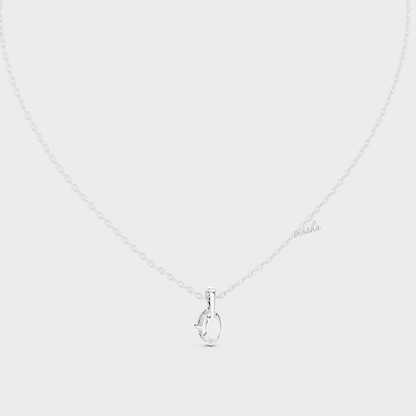 0.75 Carat Oval Cut IGI Cut Lab-Grown Diamond Pendant With Chain In