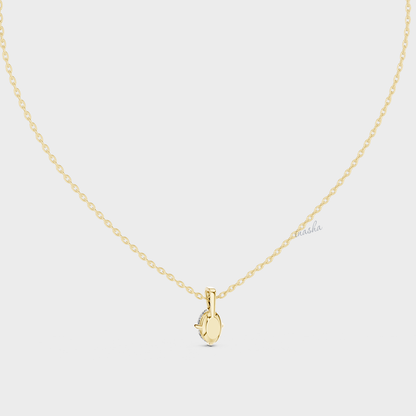 0.75 Carat Oval Cut IGI Cut Lab-Grown Diamond Pendant With Chain In