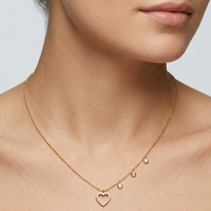 Heart Lab-Grown Diamond Pendant Necklace